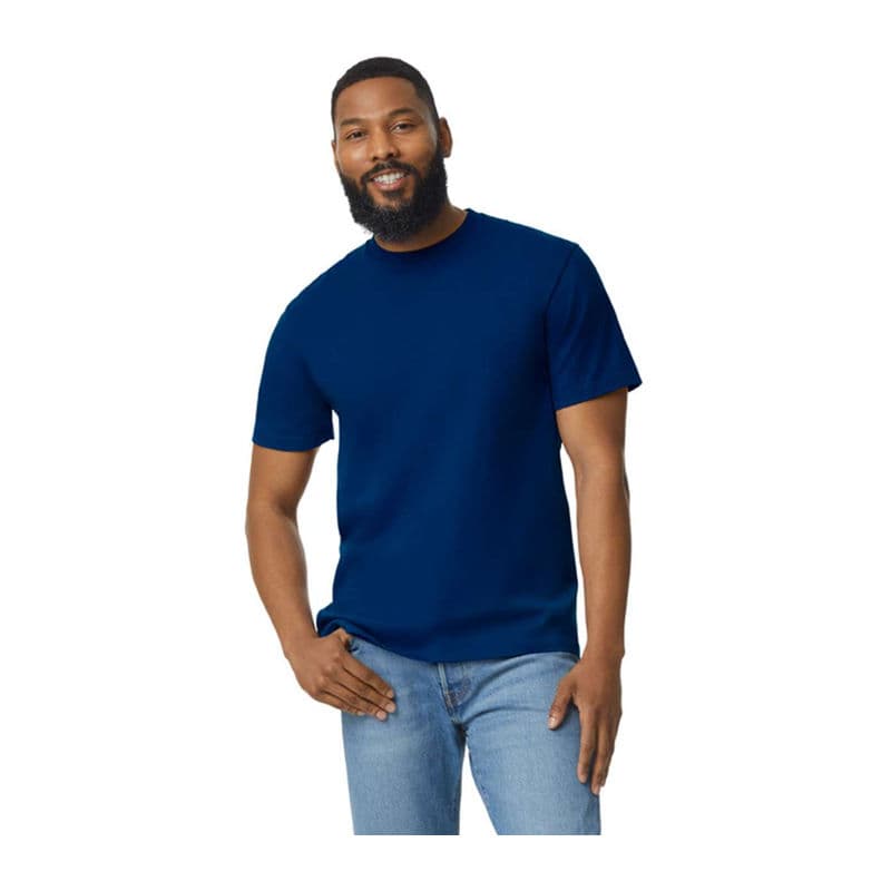 Light Cotton Adult T-Shirt coloris Marine