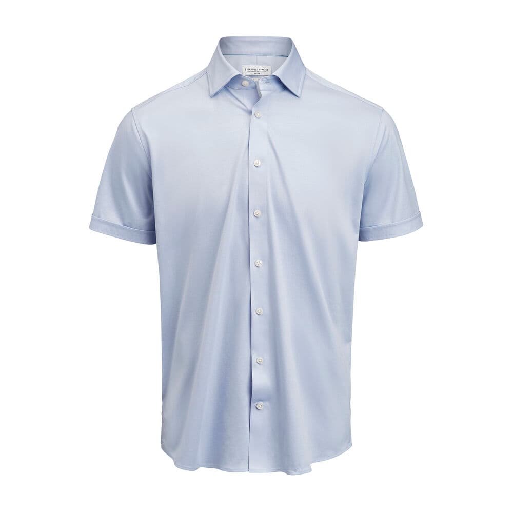 Indigo Bow 132 S/S Chemise Slim Fit Hommes coloris Bleu Clair
