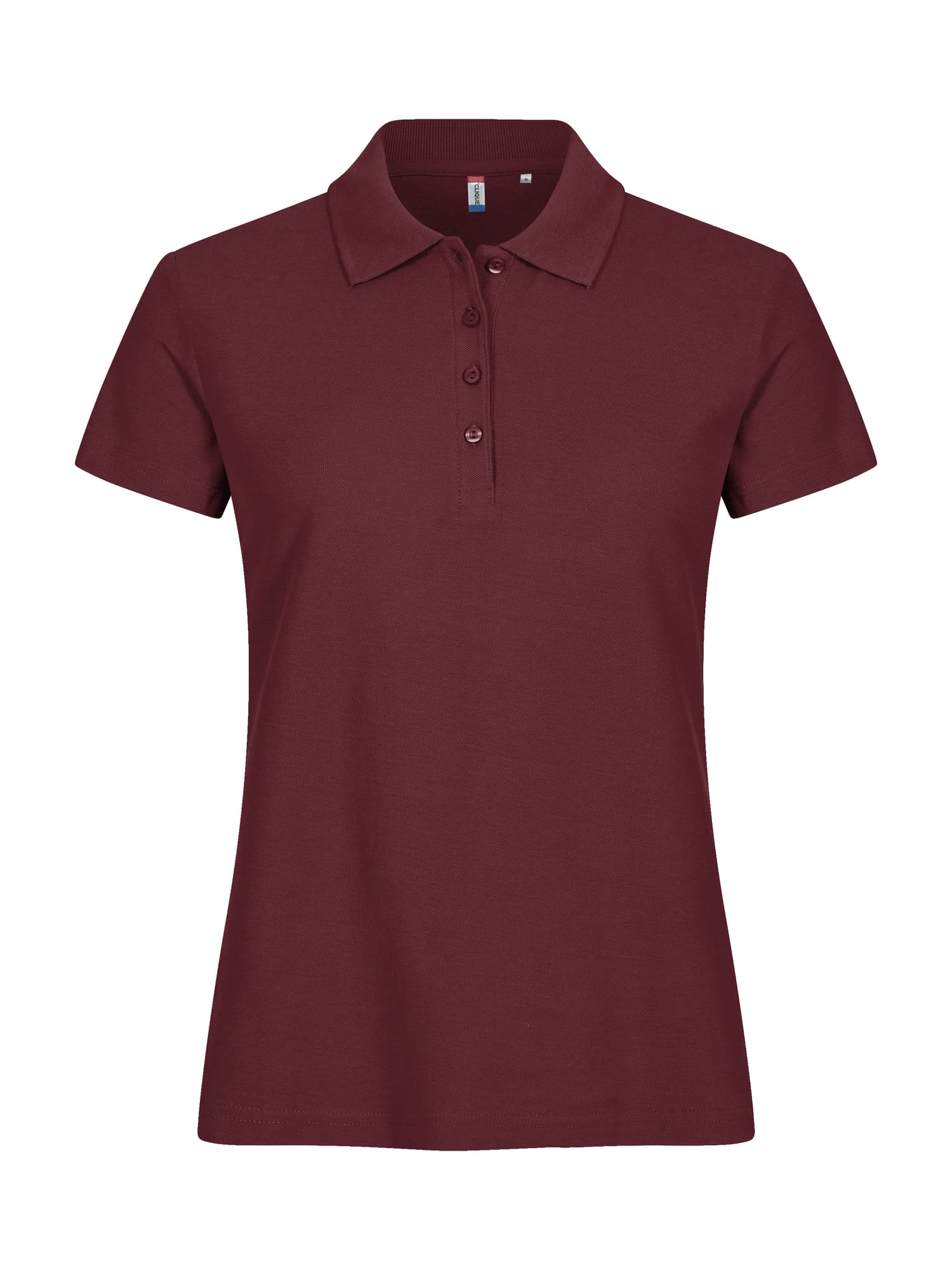 Clique Basic Polo Women coloris Bordeaux