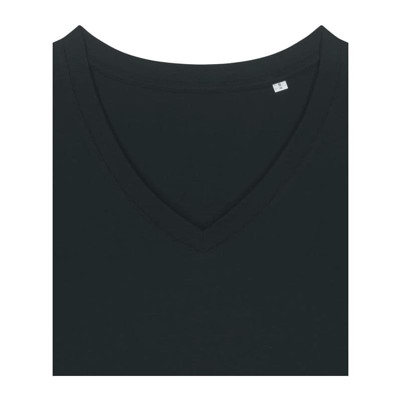 Stella Isla women's V-neck t-shirt coloris Noir