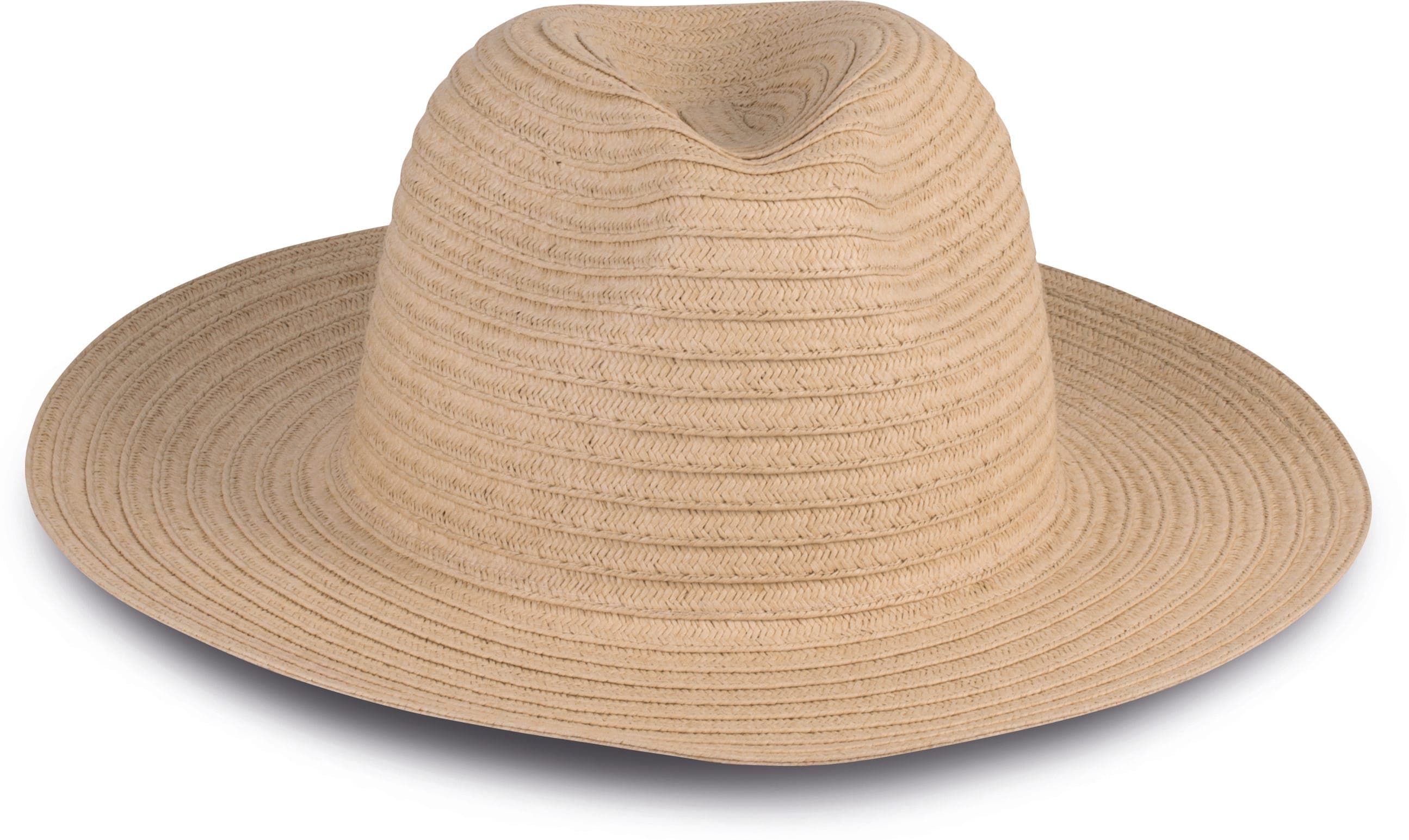 Chapeau de paille classique en situation
