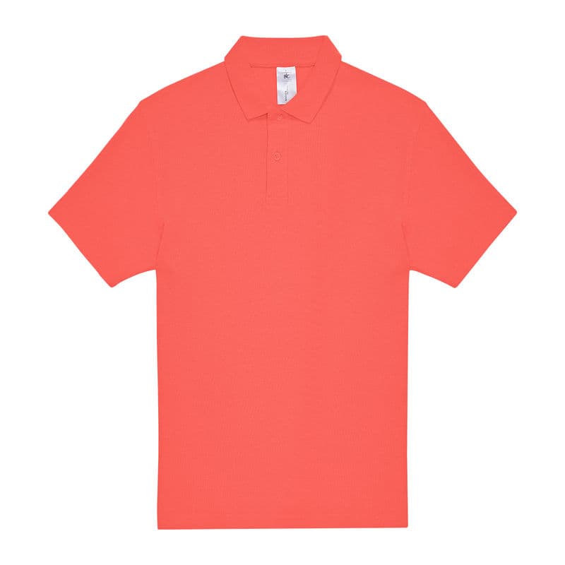 ID.001 POLO SHIRT coloris Corail Pixel