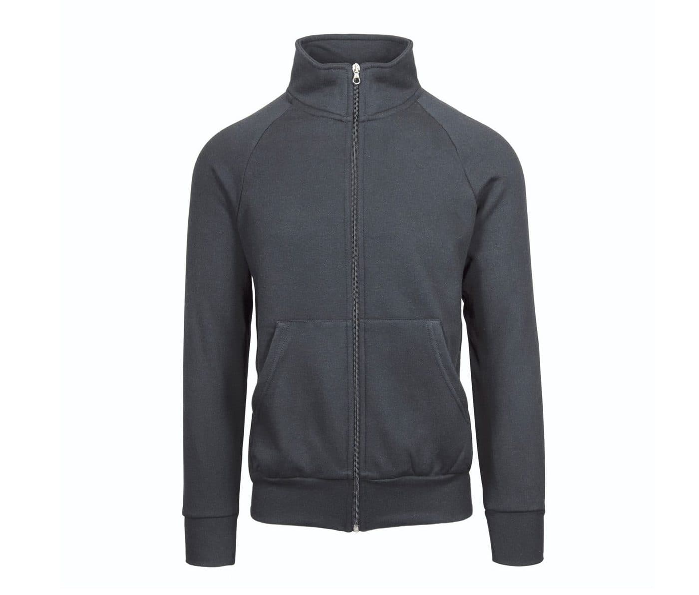 SWEAT JACKET coloris Gris foncé