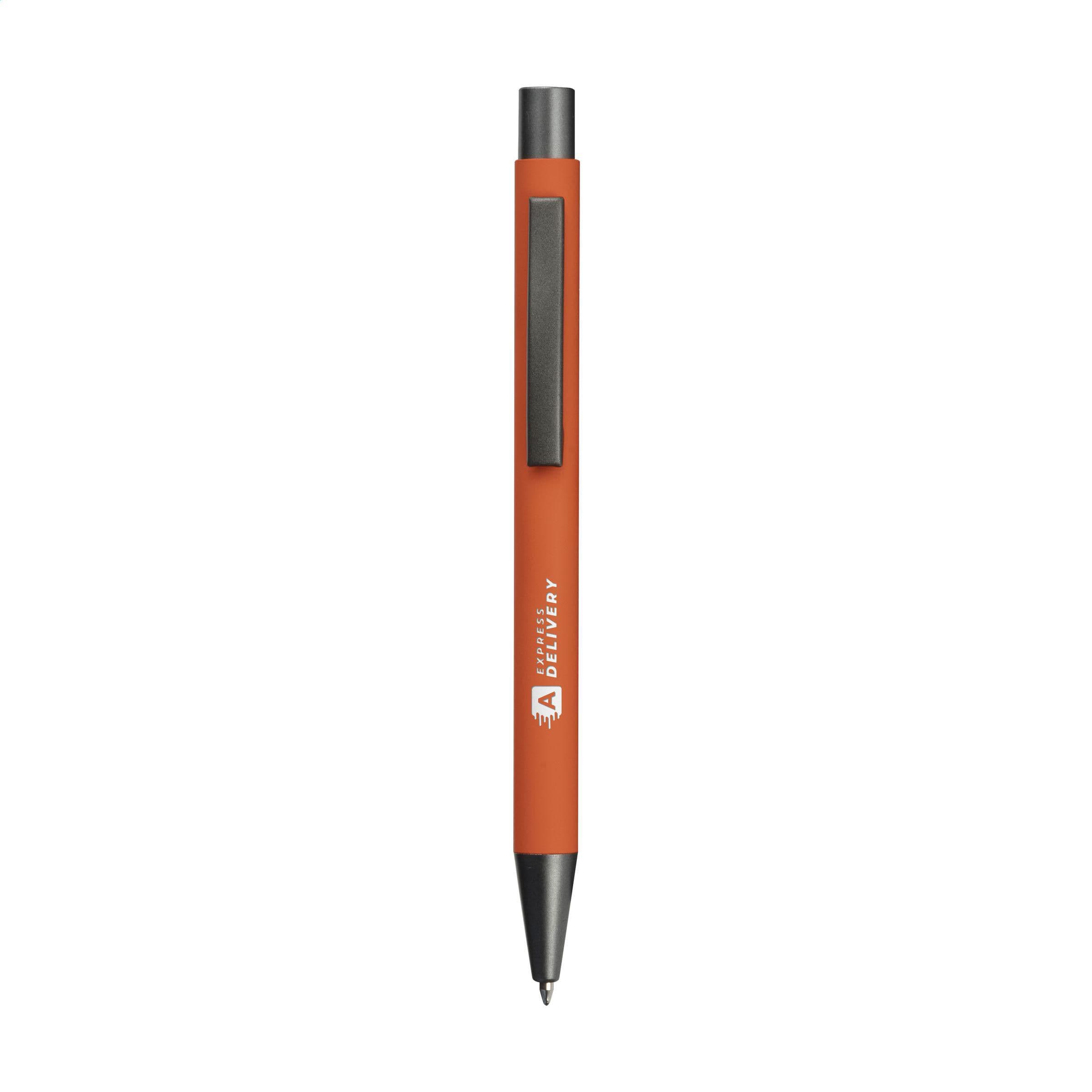 Stylo Brady Soft Touch en alu recyclé