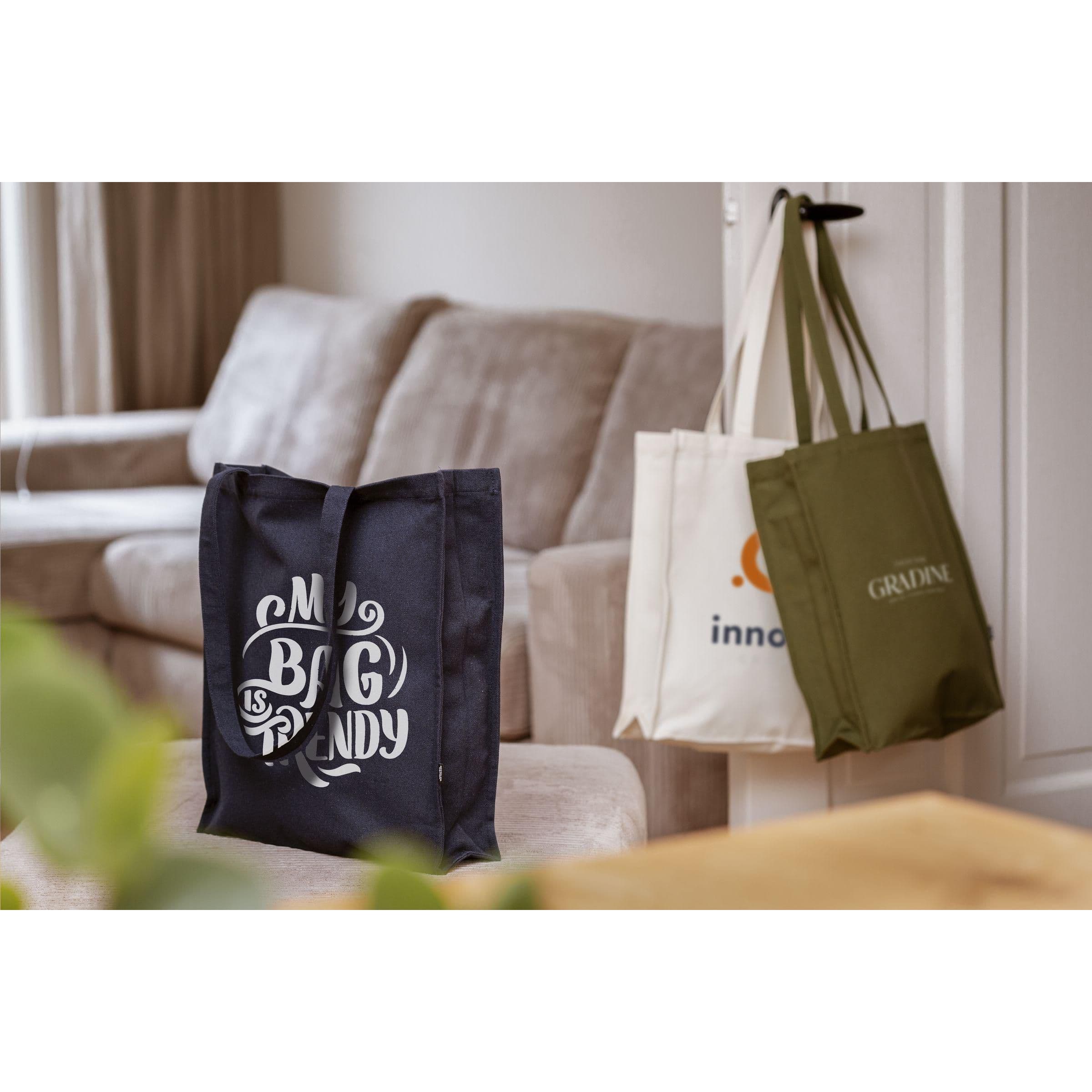 Sac Solid Bag Colour GRS toile recyclée (340 g/m²) en situation