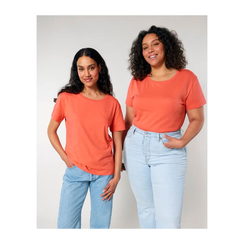Stella Serena women's scoop neck t-shirt coloris Fiesta