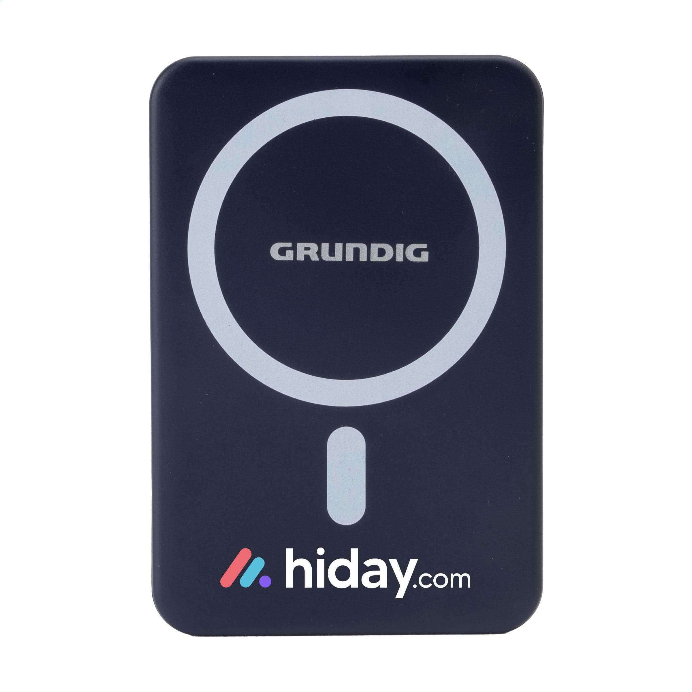 Batterie externe sans fil magnétique Grundig Mini 5000 mAh en situation