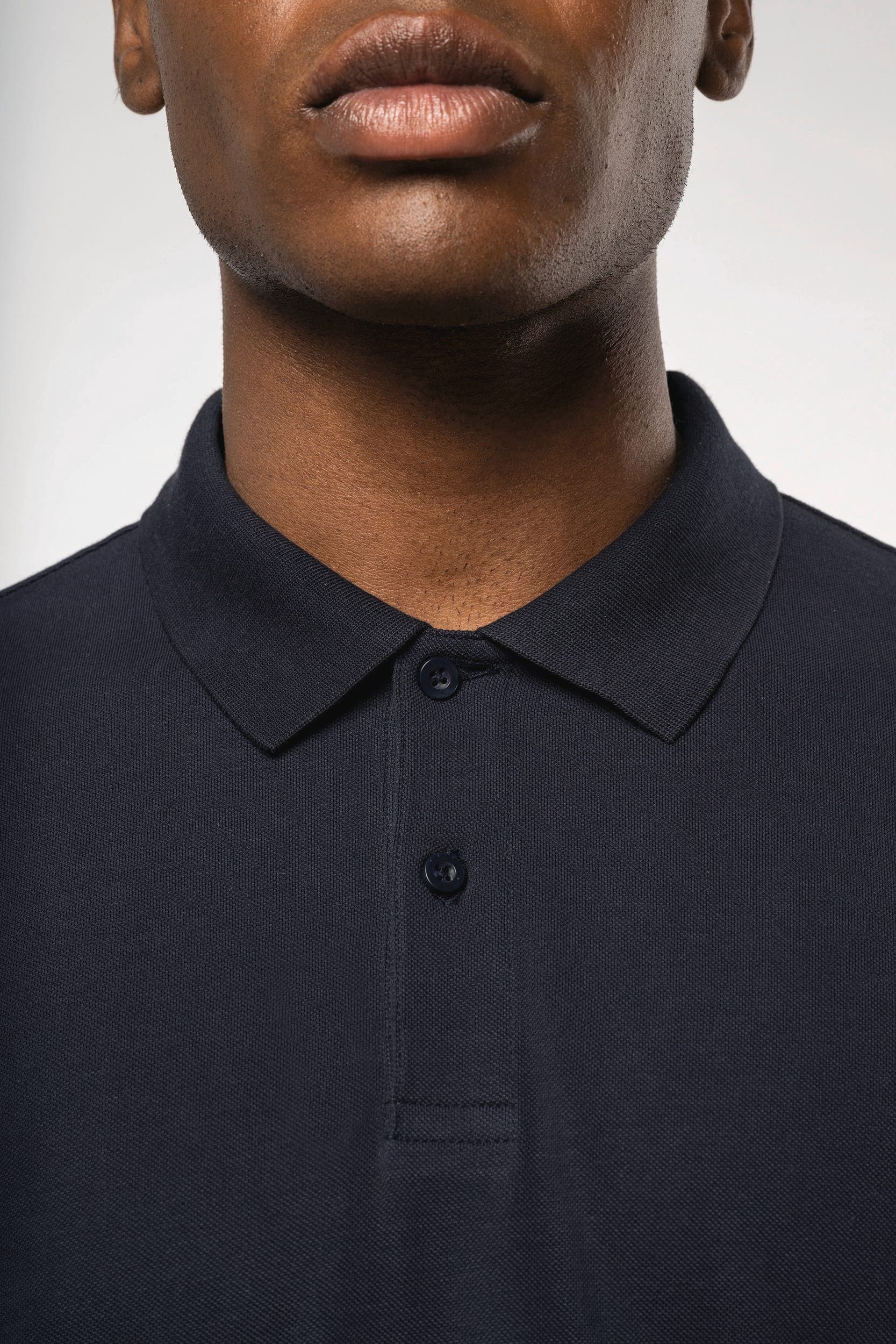 Polo piqué manches longues Bio180 homme en situation