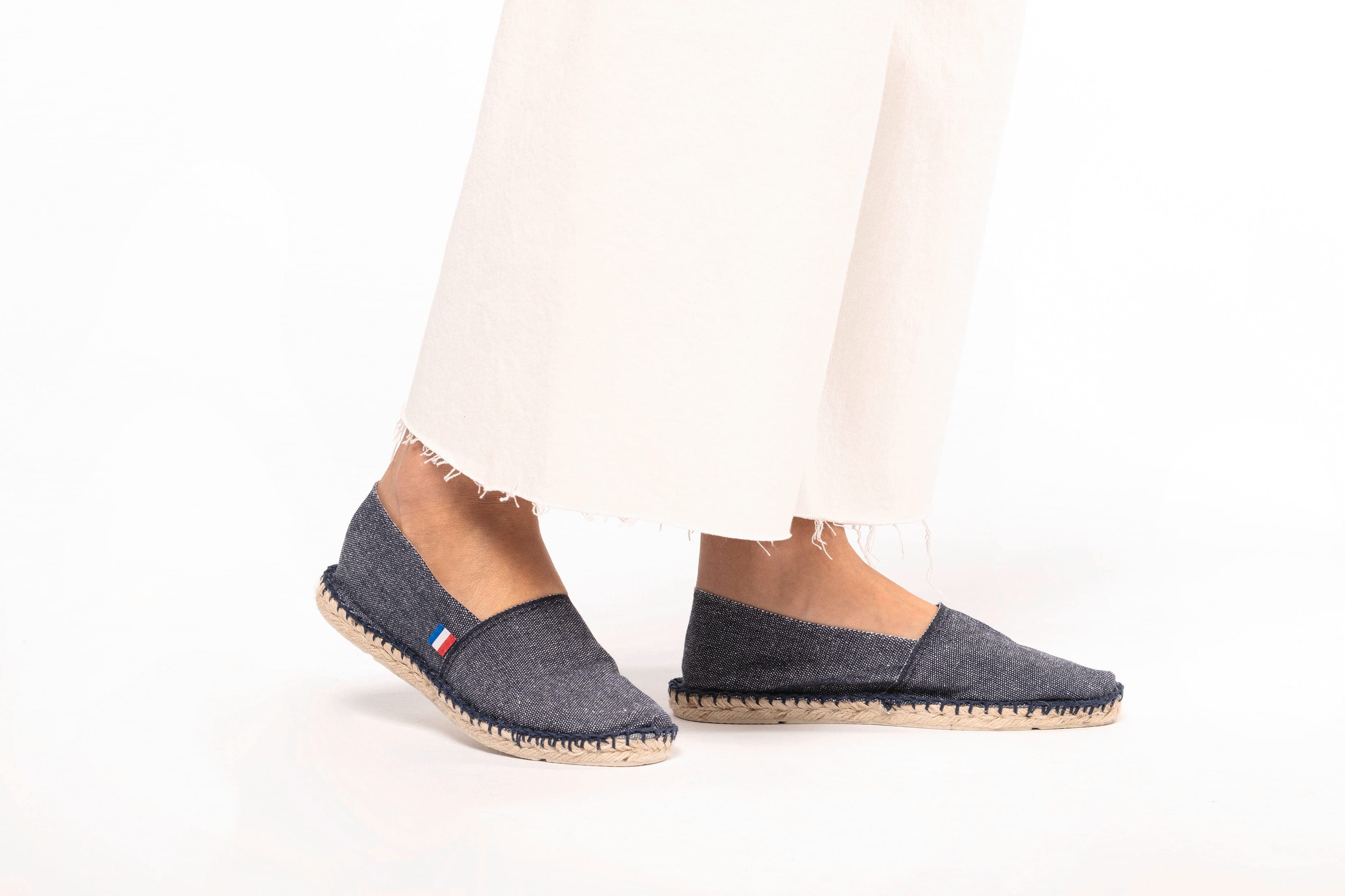 Espadrilles unisexe Made in France en situation
