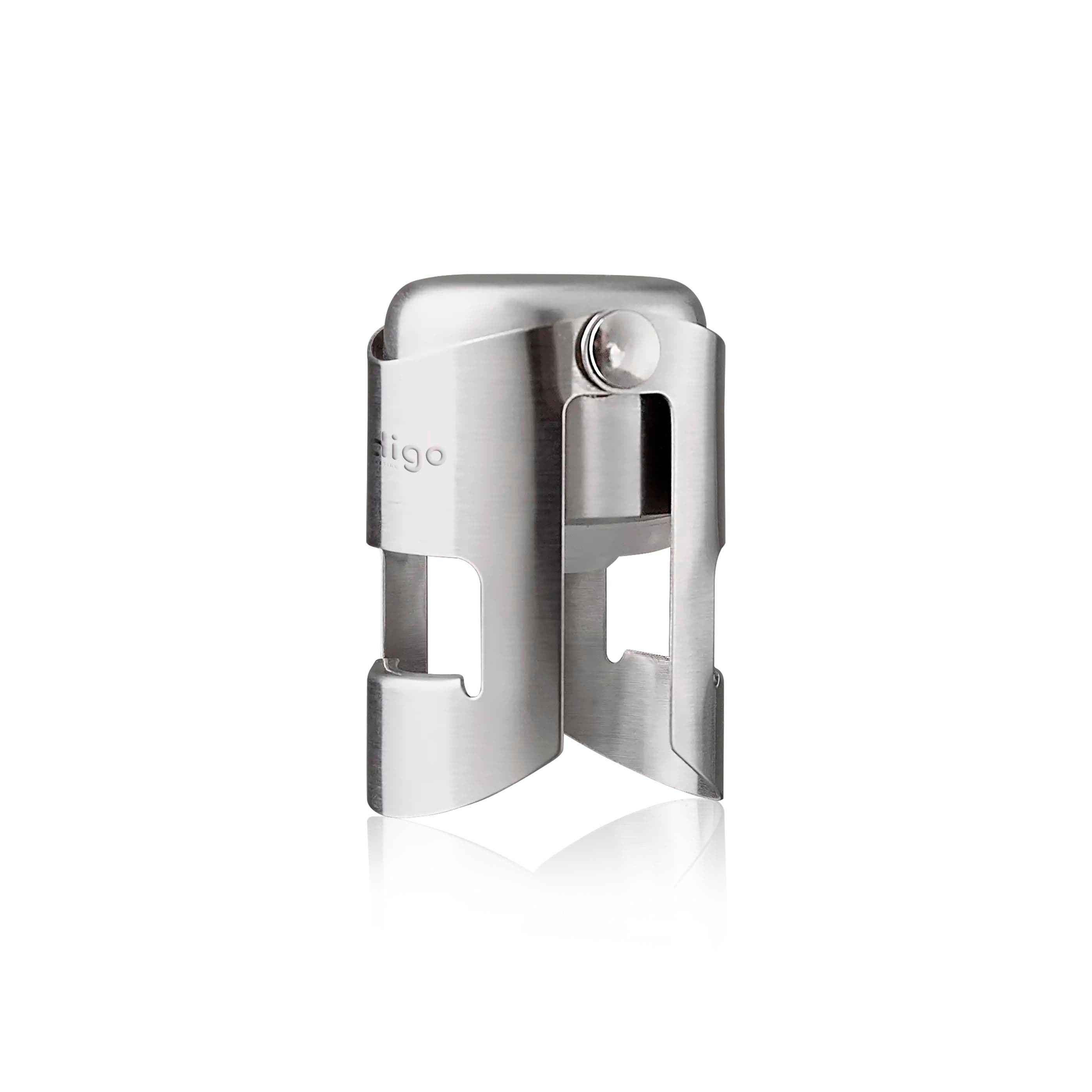 Bouchon Vacu Vin Champagne acier inoxydable