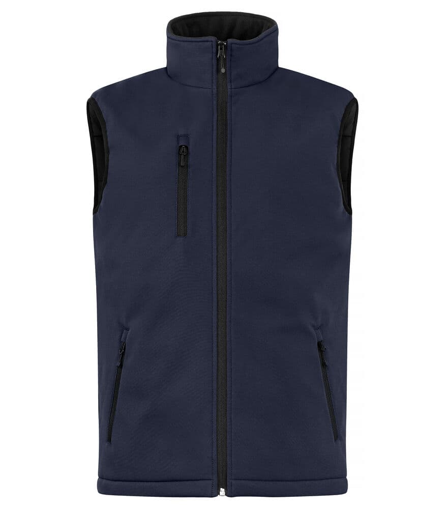 Clique Padded Softshell Vest coloris Marine foncé