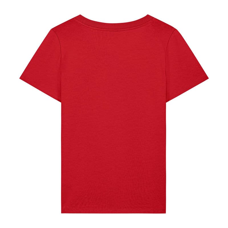 The iconic mid-light women’s fitted t-shirt coloris Rouge