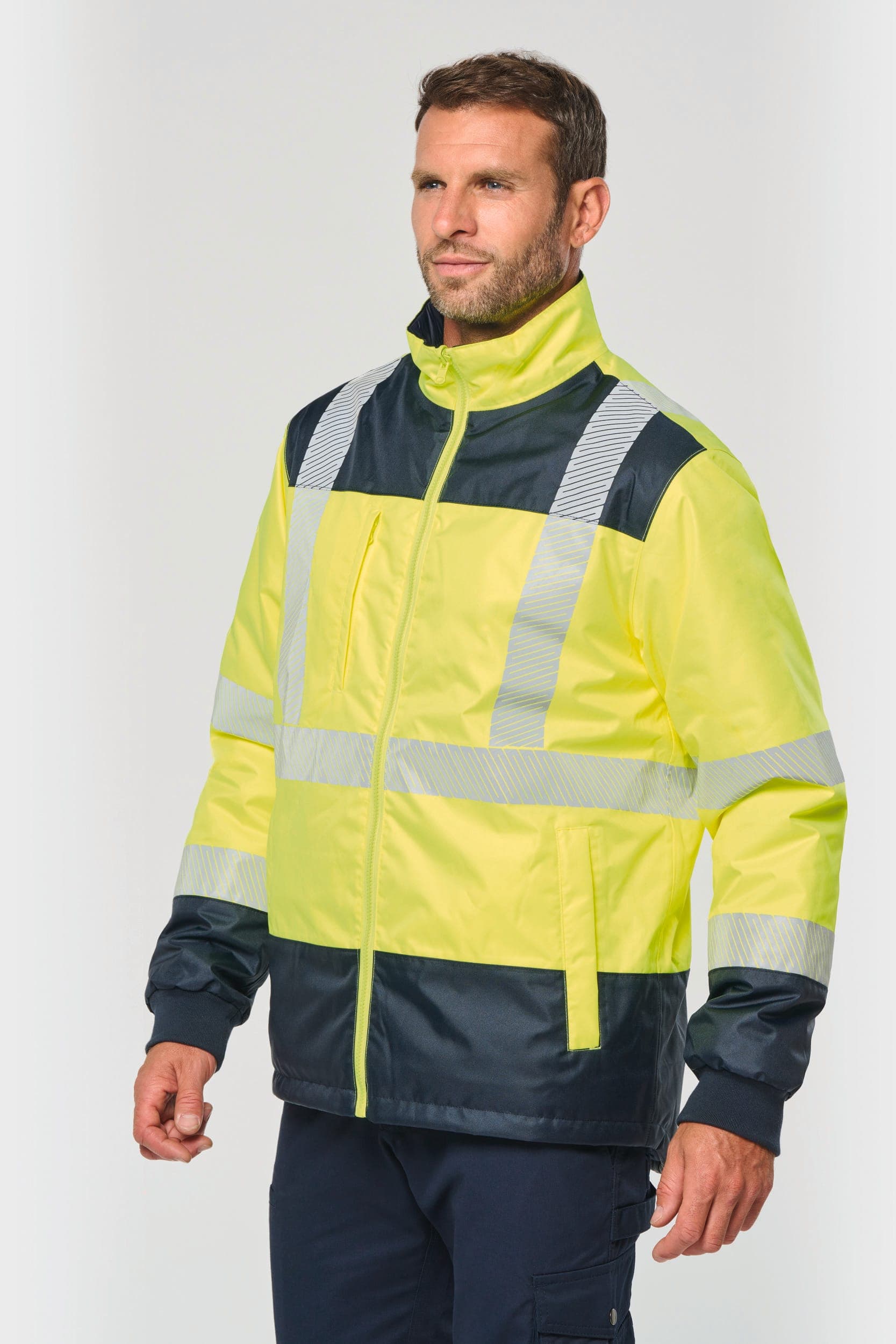 Parka de sécurité recyclée 4 en 1 unisexe en situation
