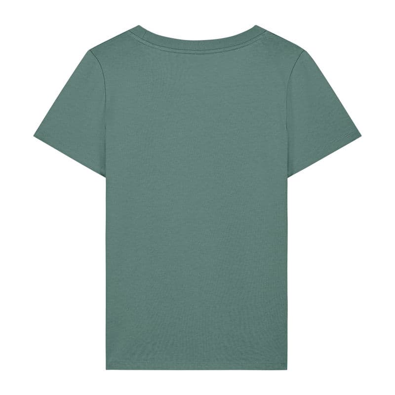 The iconic mid-light women’s fitted t-shirt coloris Vert Bay