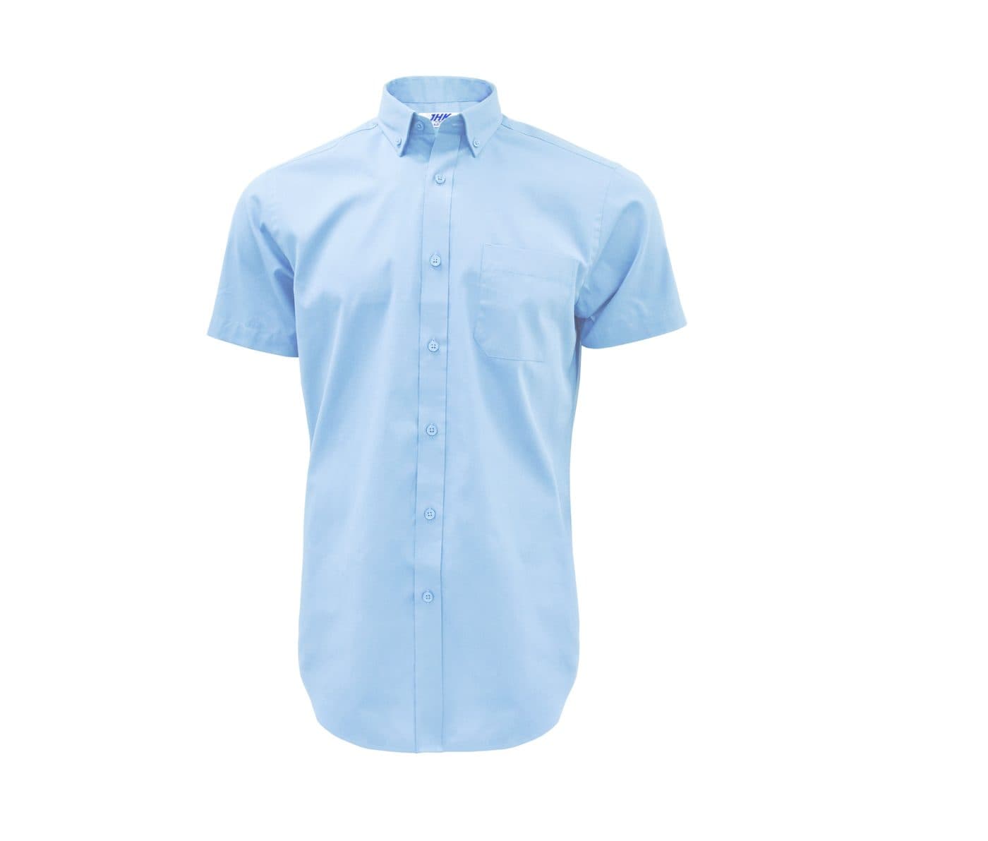 POPLIN SHORT SLEEVE SHIRT coloris Bleu ciel