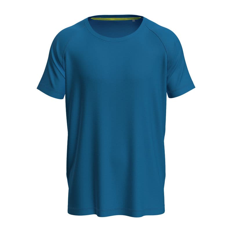 Mesh Raglan Unisex T-shirt coloris Bleu King