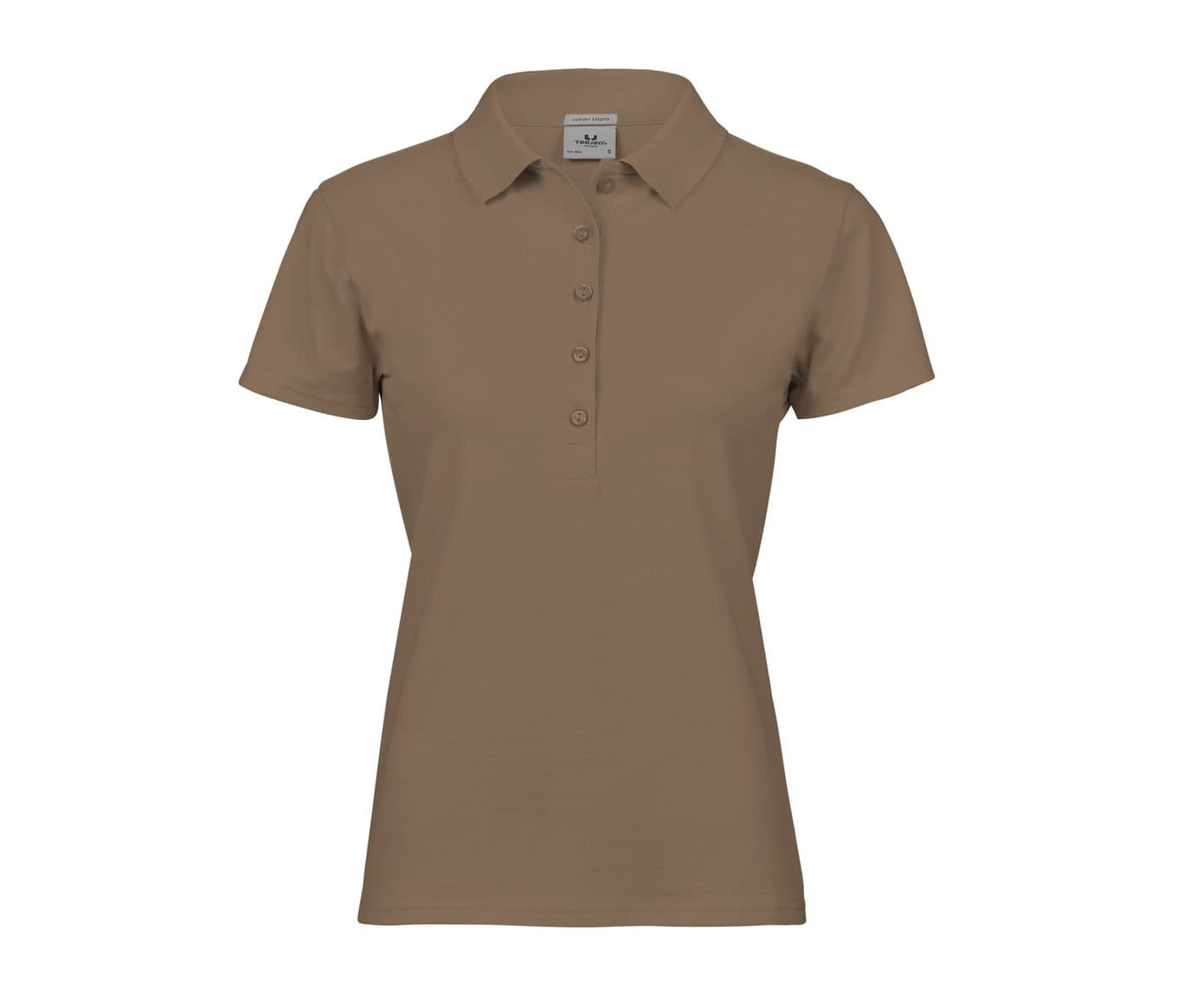LADIES LUXURY STRETCH POLO coloris Bois