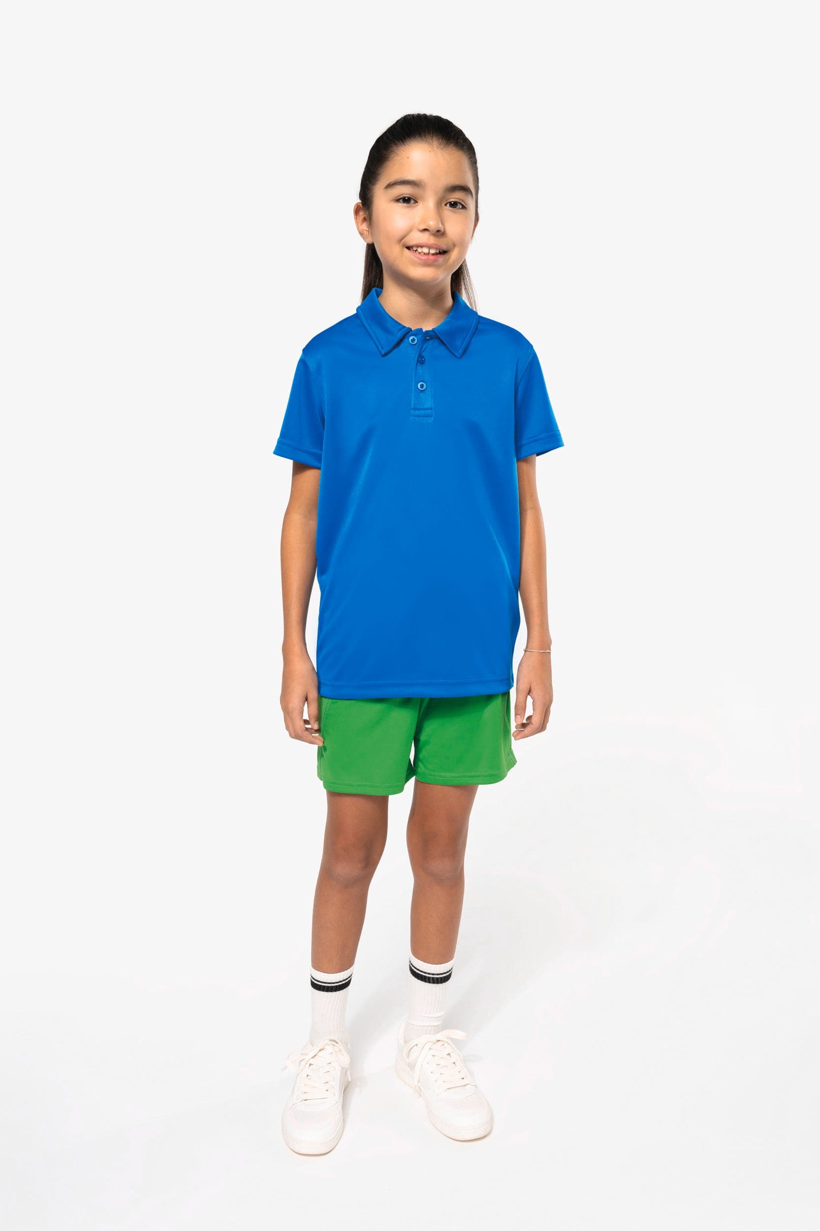 Polo sport manches courtes enfant en situation