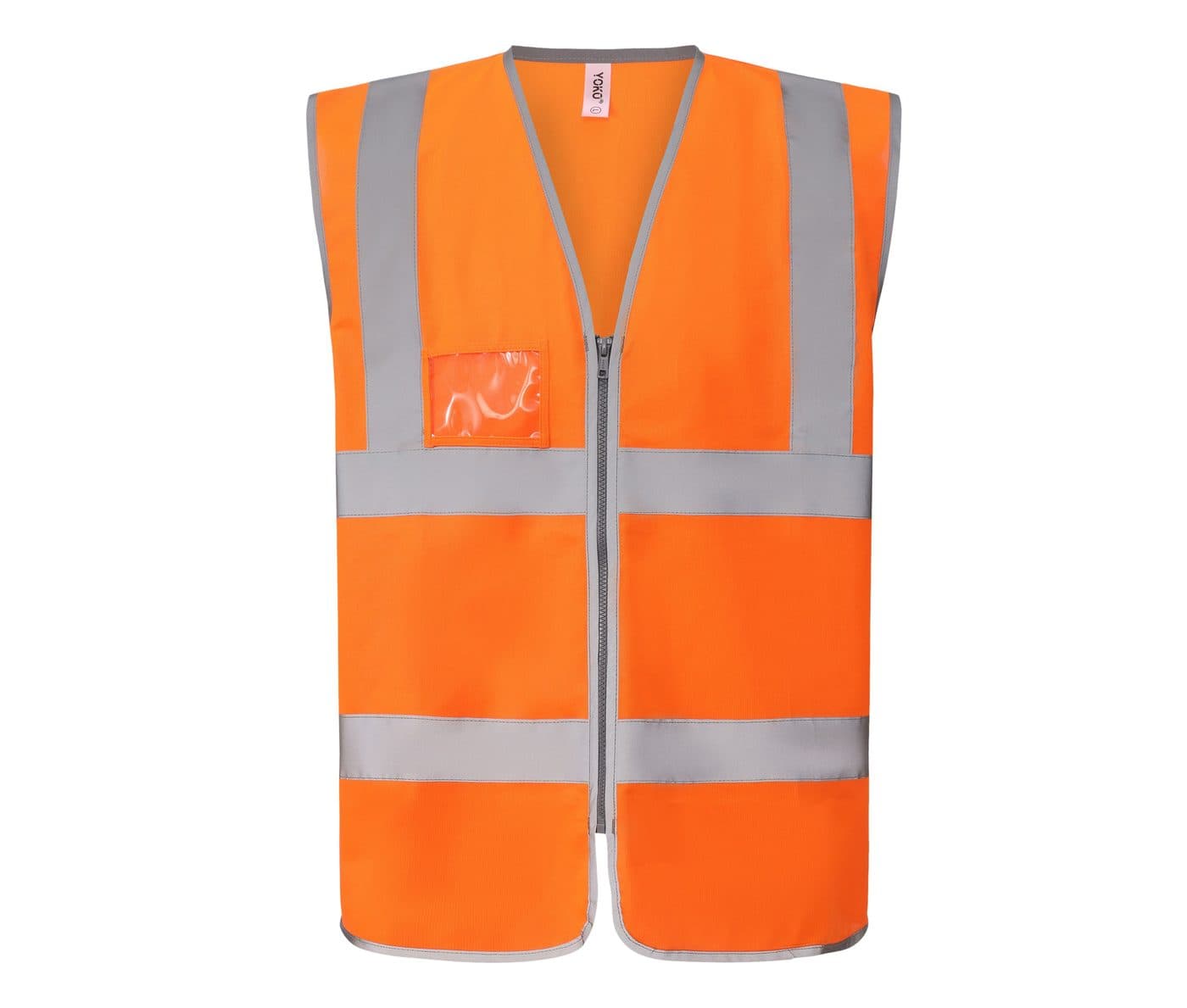HI-VIS ZIP ID REFLECTIVE BORDER WAISTCOAT coloris Orange haute visibilité