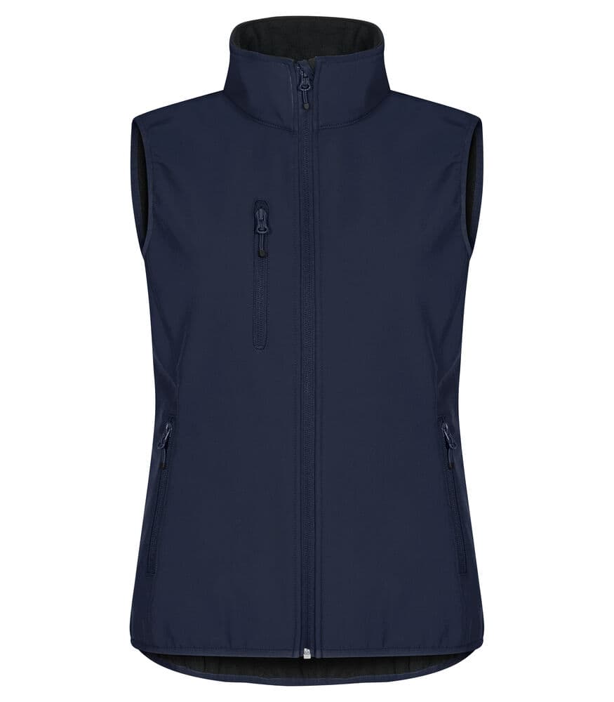 Clique Classic Softshell Vest Women coloris Marine foncé