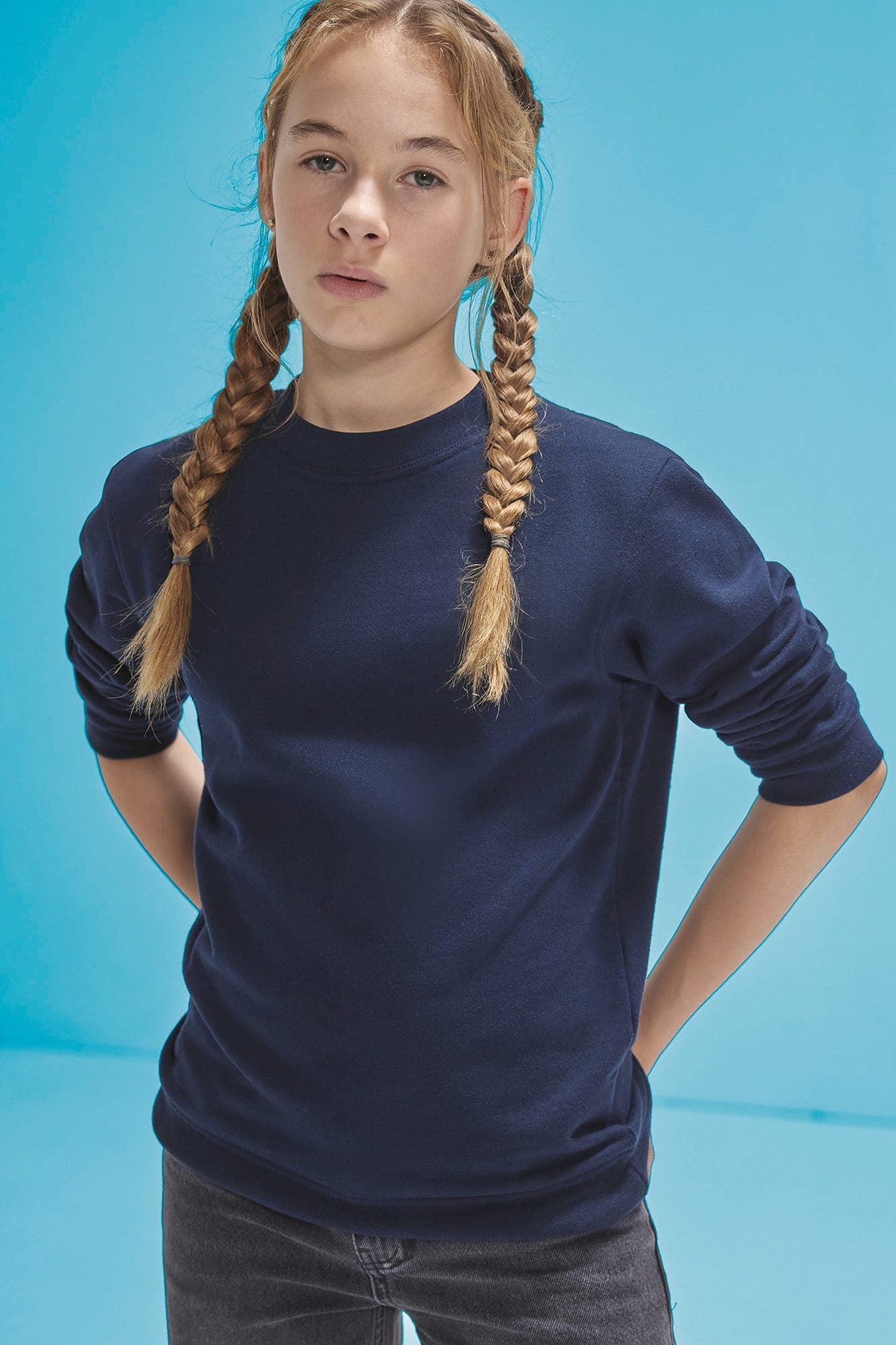 Sweat-shirt C ID.332 Crew enfants en situation