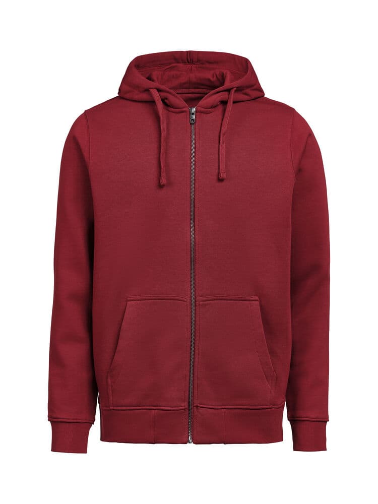 UM Sweatshirt Fermeture Complète (OCS-RCS)  Coupe Regular Unisexe coloris Brique
