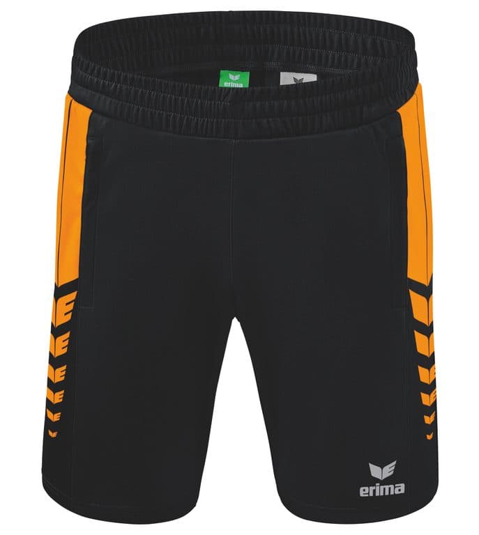 Short Worker Six Wings coloris Noir / Orange
