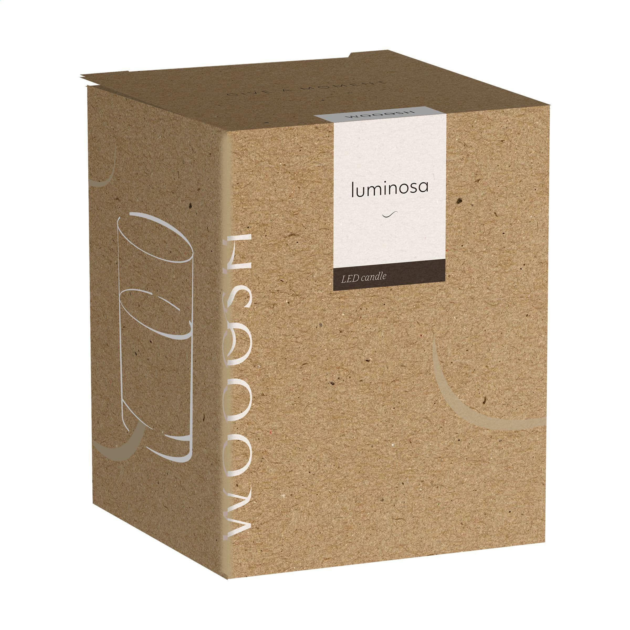 Bougie LED Wooosh Luminosa en situation
