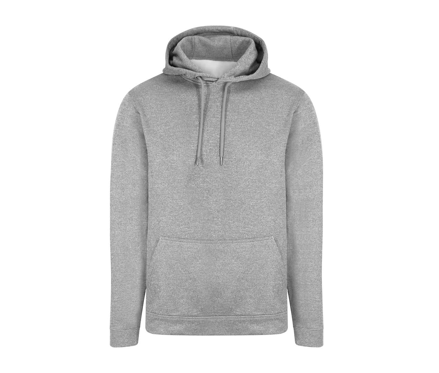 SPORTS POLYESTER HOODIE coloris Gris chiné