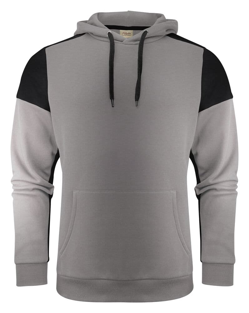 Prime Sweat-shirt à Capuche Unisex coloris Gris Acier / Noir