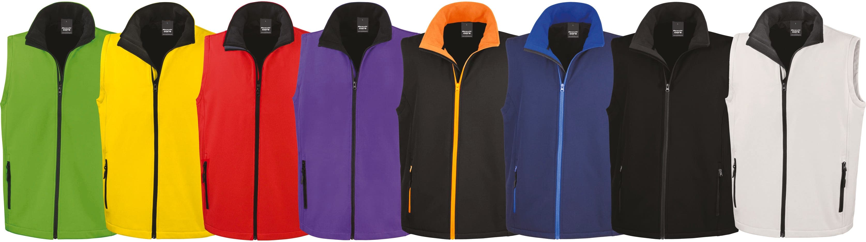 Bodywarmer Softshell Homme Printable en situation