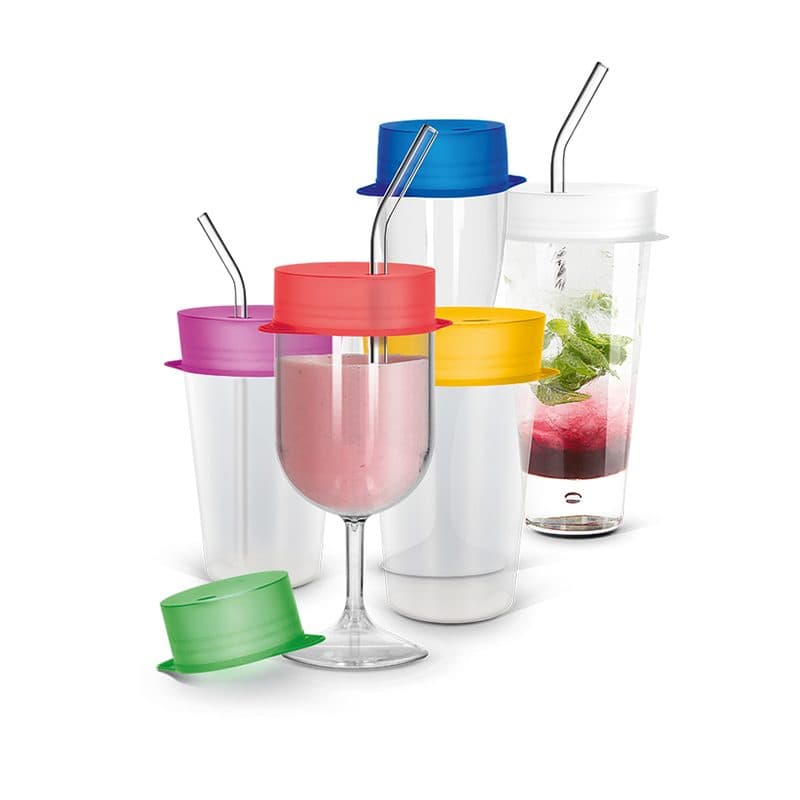 COUVRE-VERRE ANTI-DROGUE ANTI-INTRUSION COUVERCLE EN SILICONE DIA.50 en situation