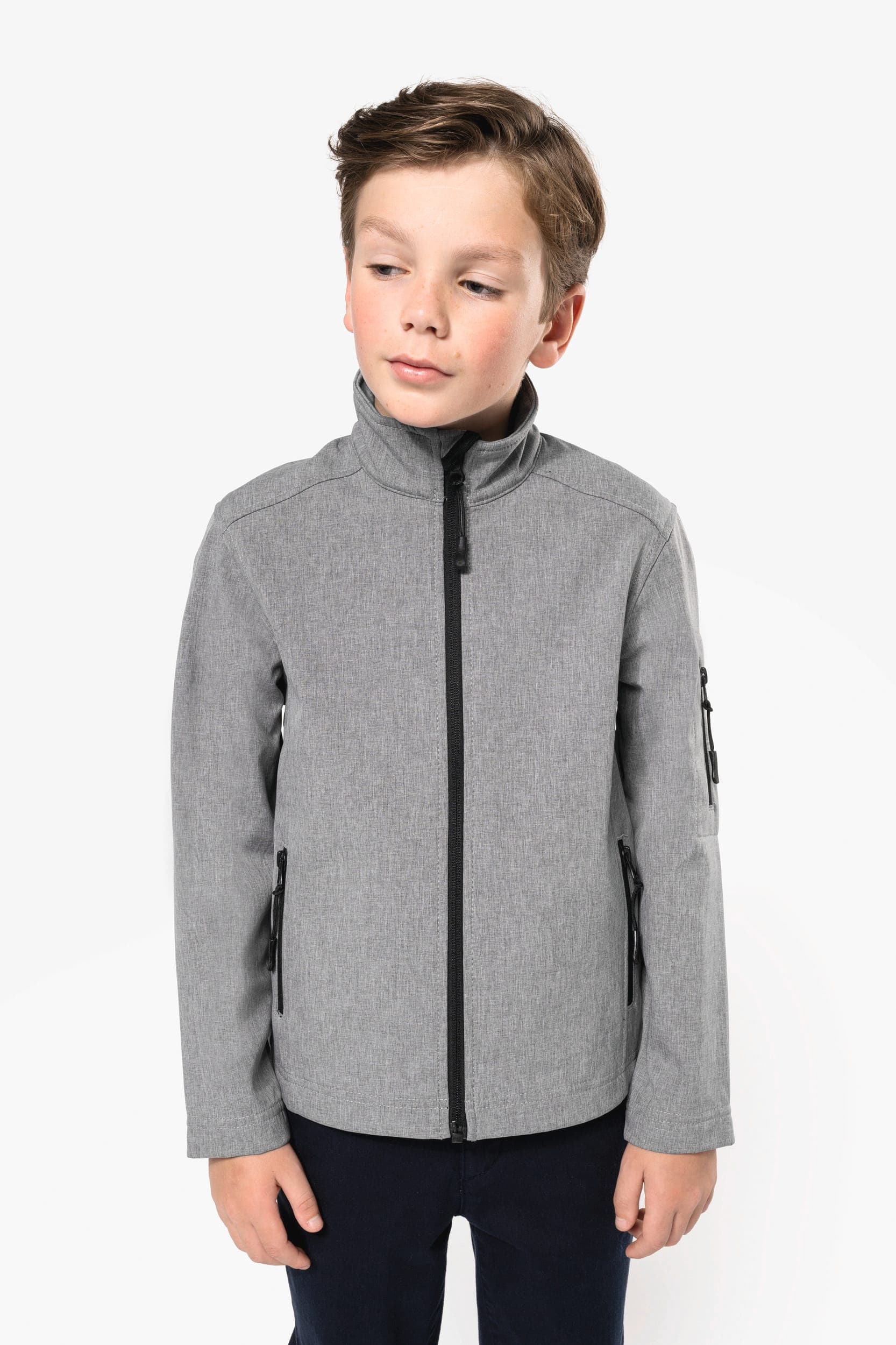 Veste softshell enfant en situation