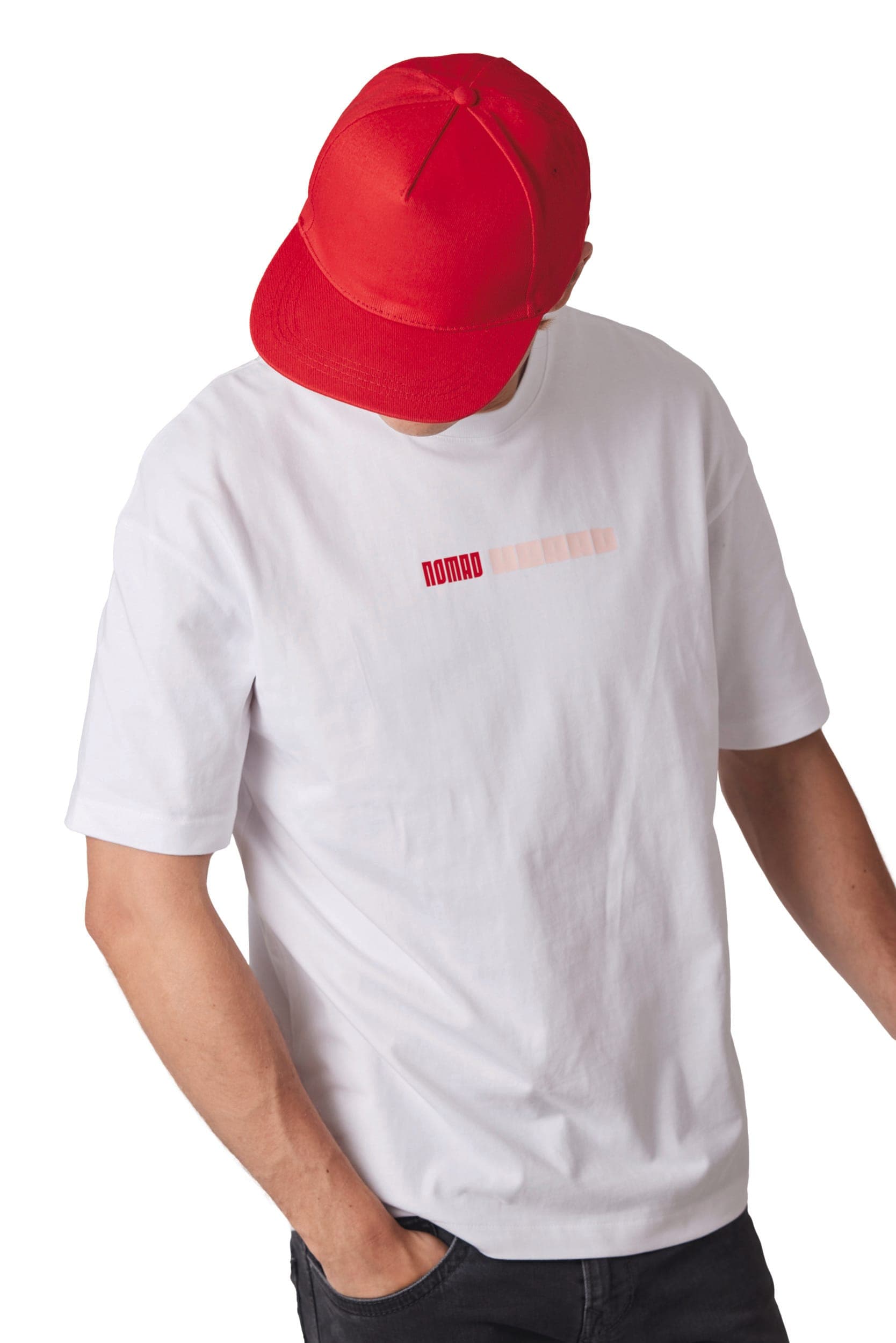 Casquette snapback - 5 panneaux en situation