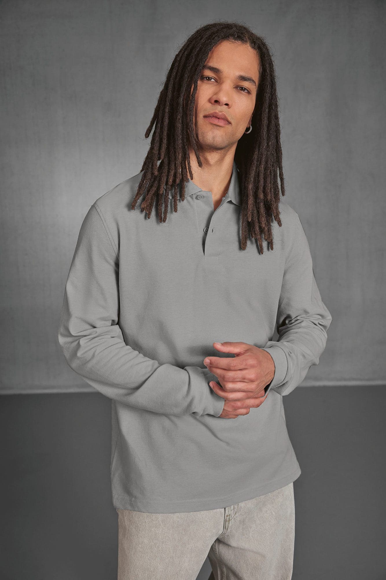 MY POLO 210 Homme manches longues en situation
