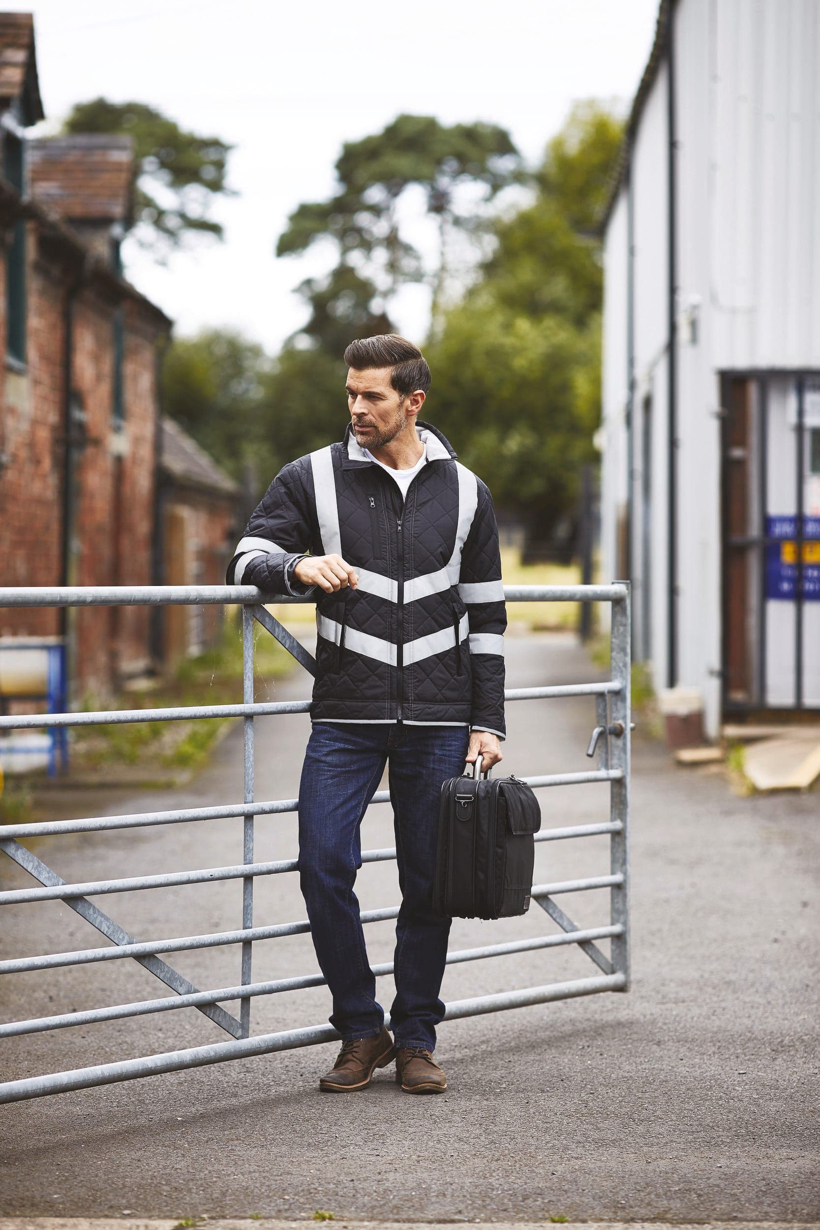 Veste haute visibilité "Kensington" en situation