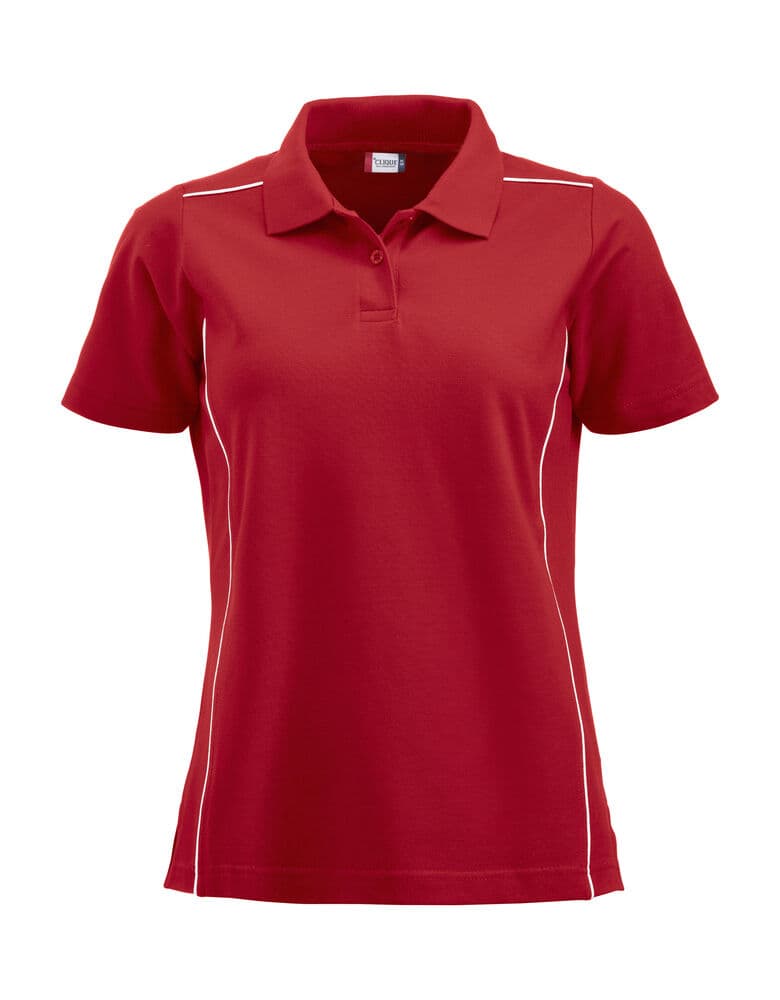 Clique New Alpena Polo coloris Rouge
