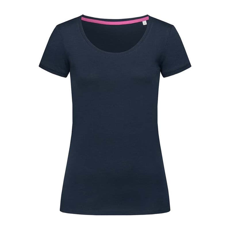 Megan Crew Neck Women's T-shirt coloris Bleu marina