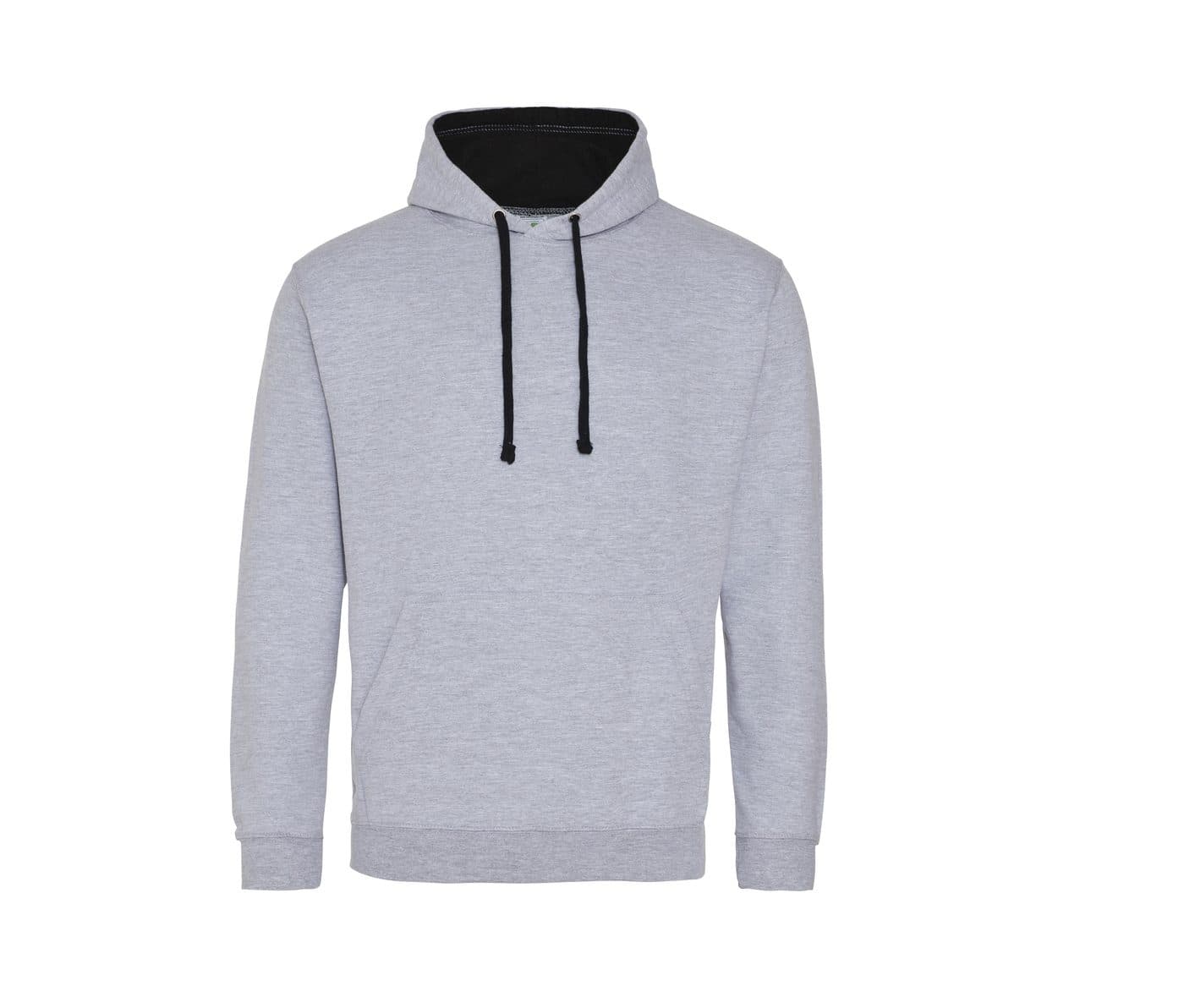 VARSITY HOODIE coloris Gris chiné / Noir jais