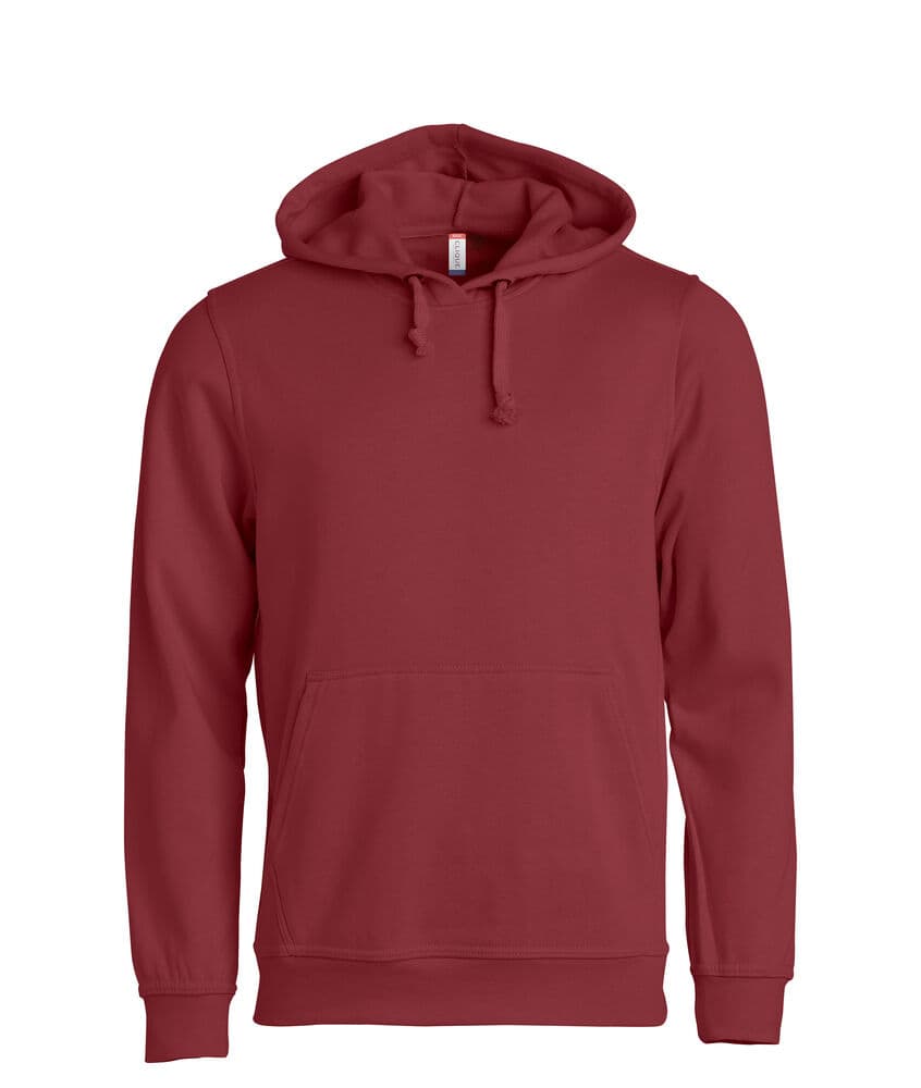 Clique Basic Hoody coloris Bordeaux