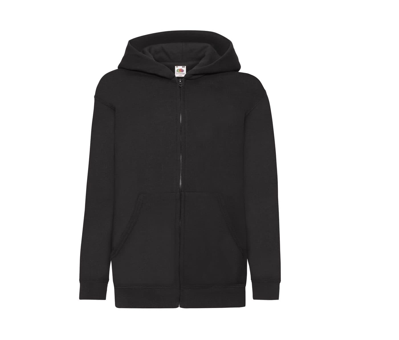 KIDS CLASSIC HOODED SWEAT JACKET coloris Noir