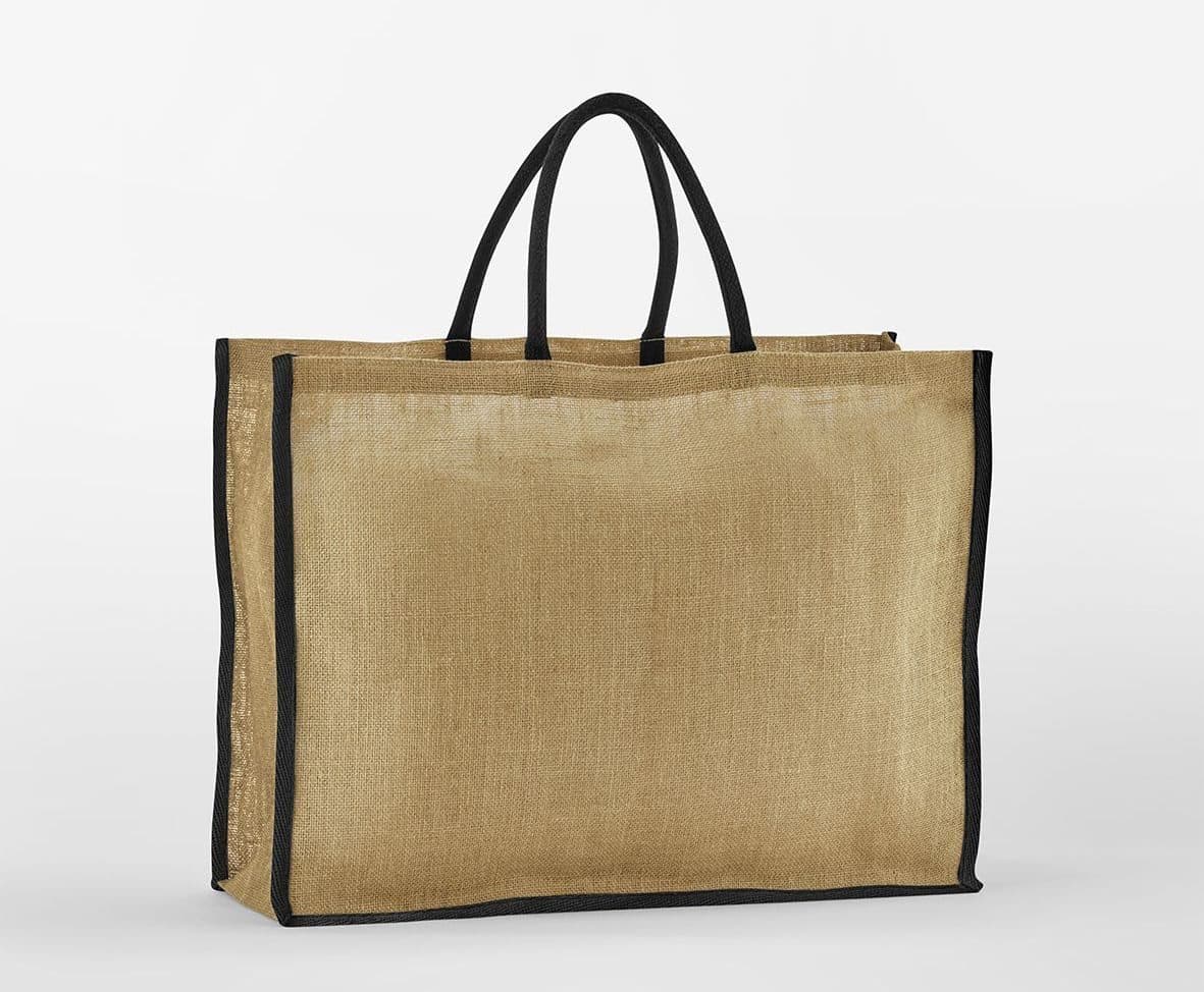 NATURAL STARCHED JUTE MARKET SHOPPER coloris Naturel / Noir