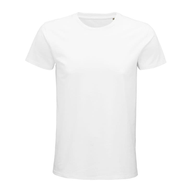Sol'S Pioneer Men-Round-Neck Fitted Jersey T-Shirt coloris Blanc