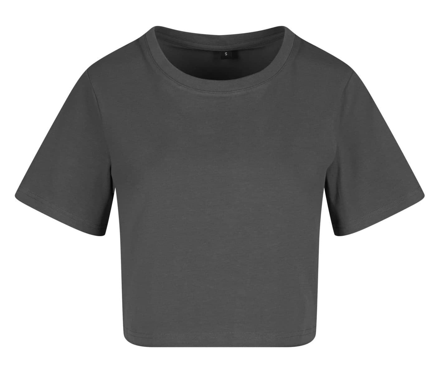 Ladies Cropped Tee coloris Gris magnétique