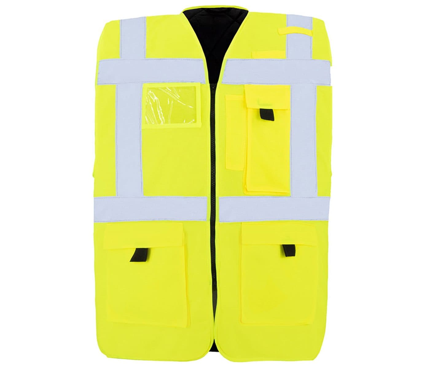 PADDED COMFORT EXECUTIVE SAFETY VEST "WISMAR" coloris Jaune haute visibilité