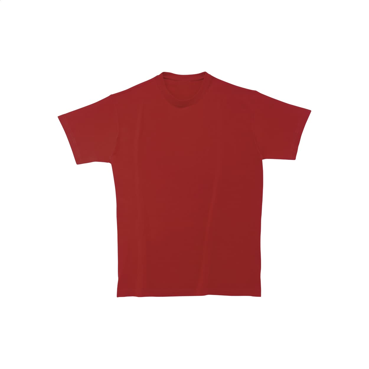 T-shirt en coton ringspun coloris Rouge