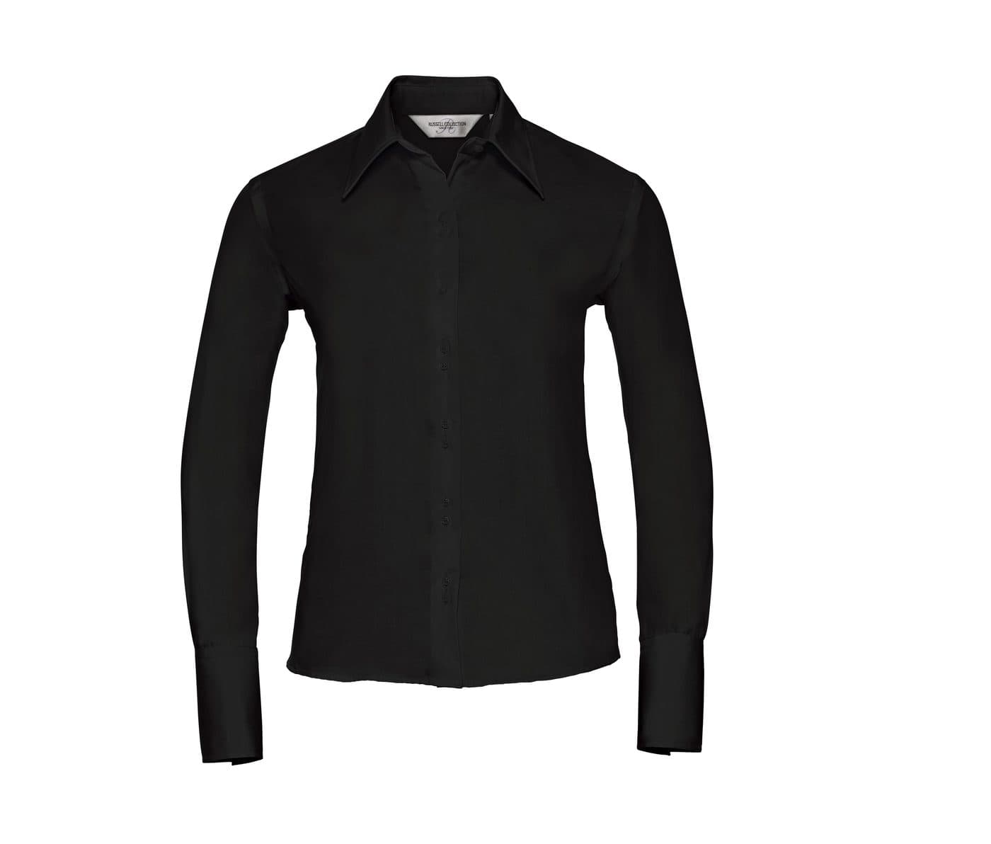 LADIES' LONG SLEEVE TAILORED ULTIMATE NON-IRON SHIRT coloris Noir