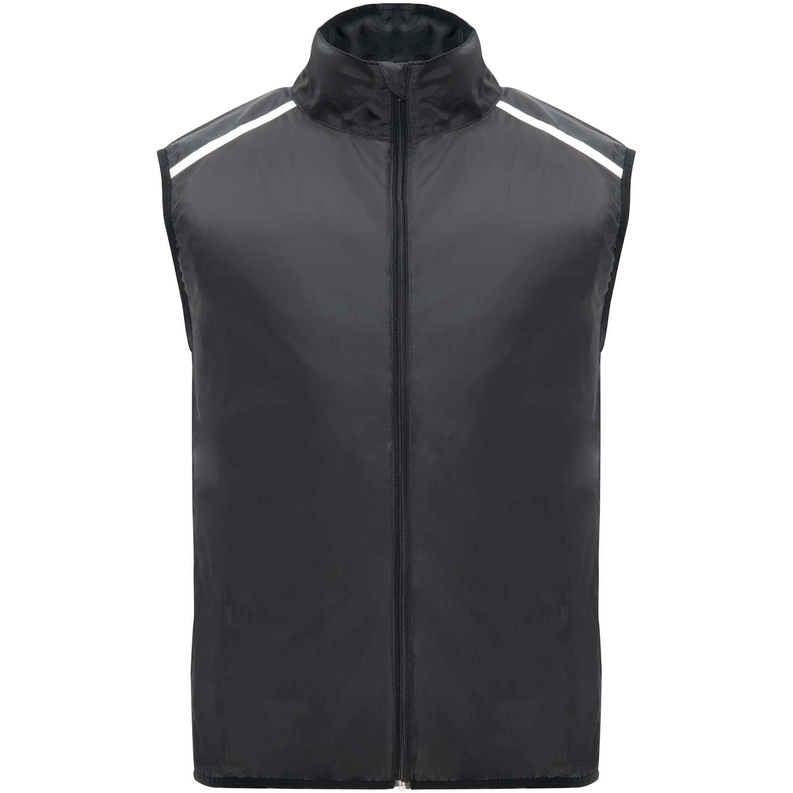 Bodywarmer de course Jannu léger unisexe coloris Noir