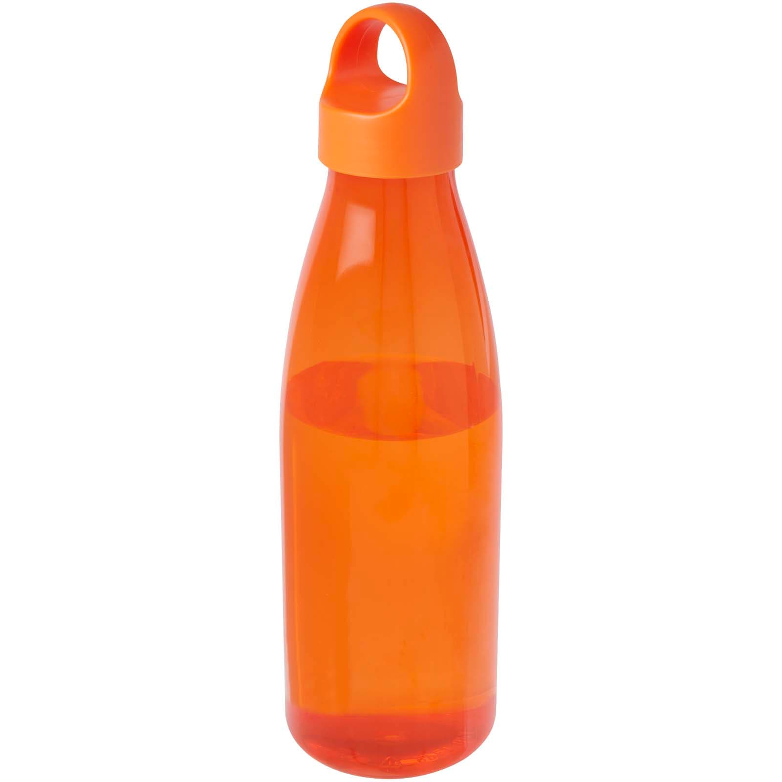 Bouteille d’eau Bergen de 800 ml en plastique recyclé coloris Orange