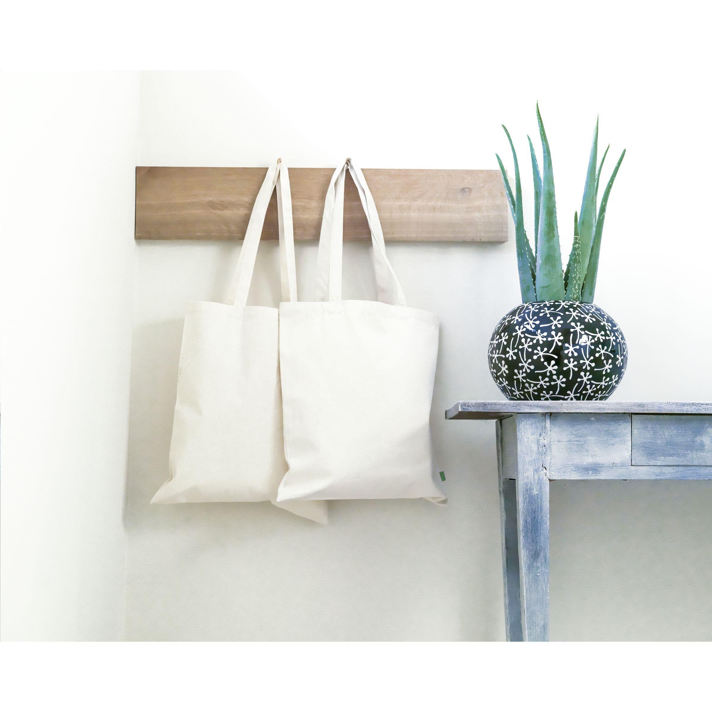 Sac Organic Cotton Shopper naturel (140 g/m²) en situation